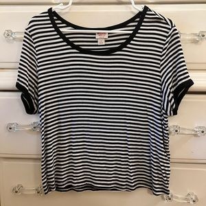 Mossimo Supply Co. Striped Crop Top